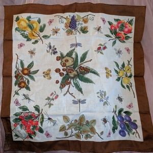 V.Accornero vintage cotton scarf for Gucci botanic